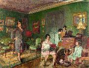 Edouard Vuillard Madame Andre Wormser and her Children painting